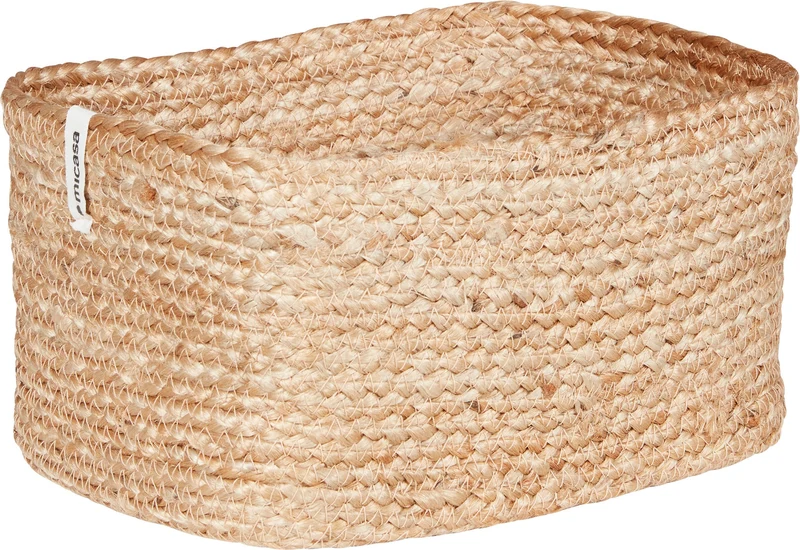 OLIVA Jutekorb natur ohne Henkel30x22x17