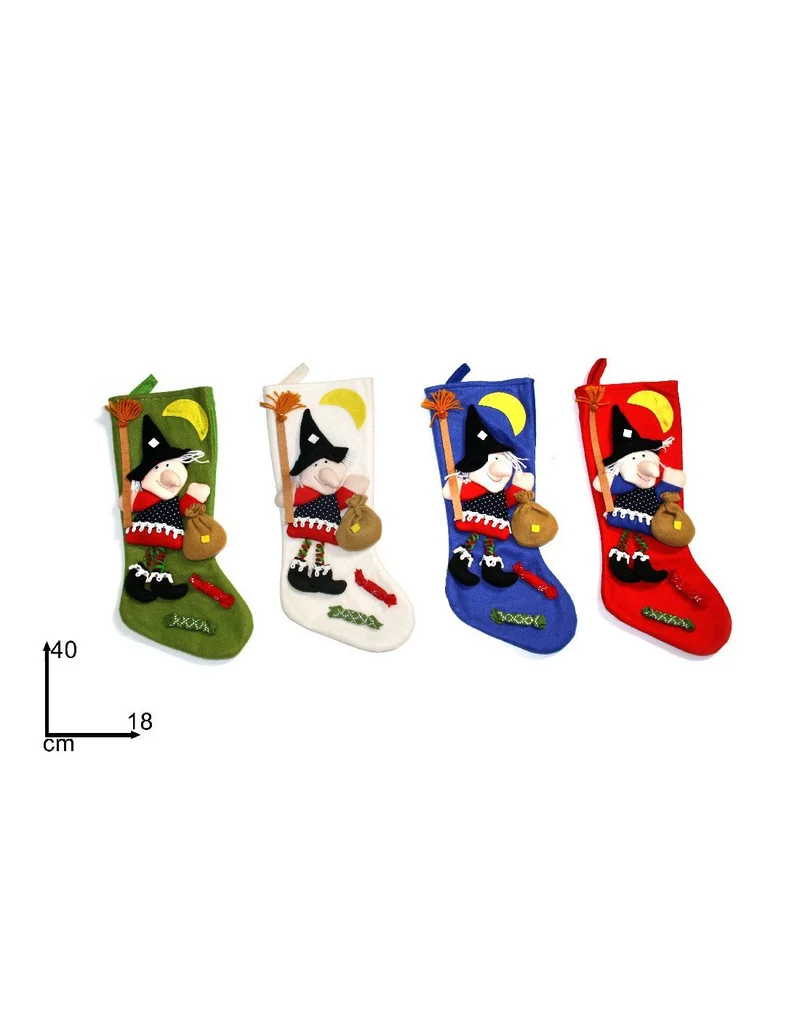 Calza Befana Con Befana In 3d