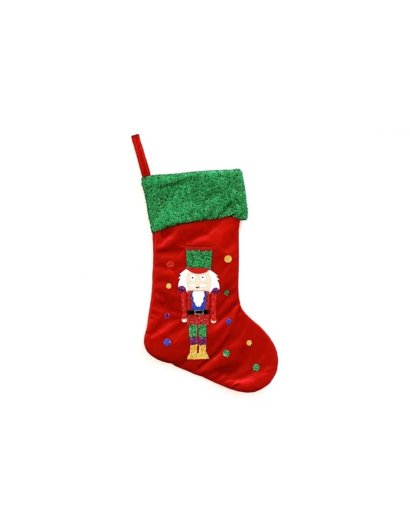 Calza Befana Con Soldatino Glitterato