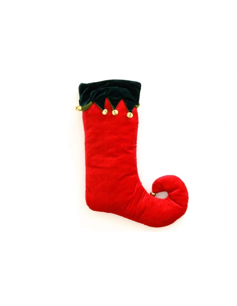 Calza Befana Elfo Con Campanelli