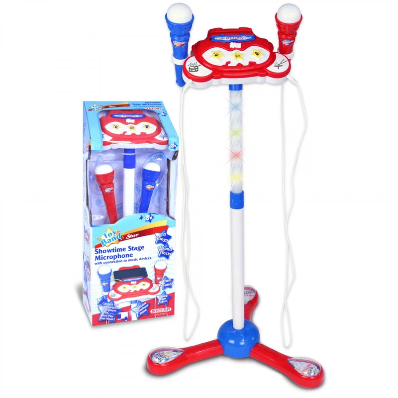 Doppio Microfono Bontempi Da Palcoscenico Showtime Stage