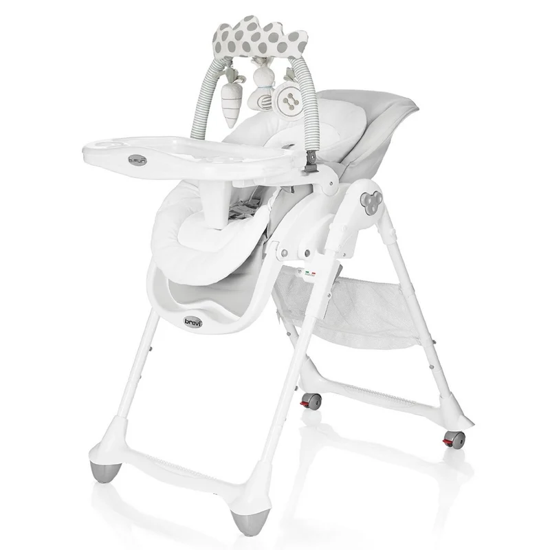 Brevi Seggiolone B-Fun Grigio Perla Bianconiglio