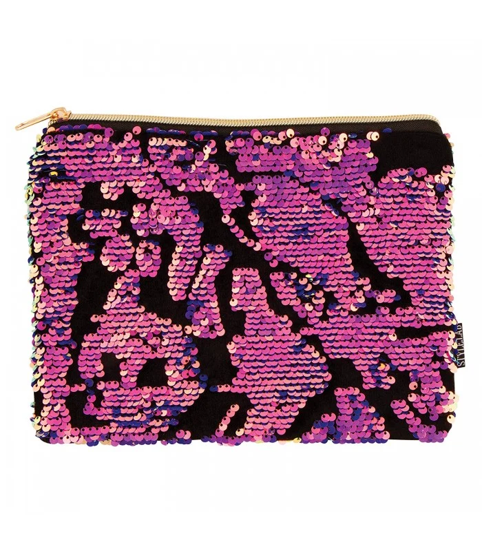 Magic Sequin E Velvet Astuccio Maxi Pink E Purple