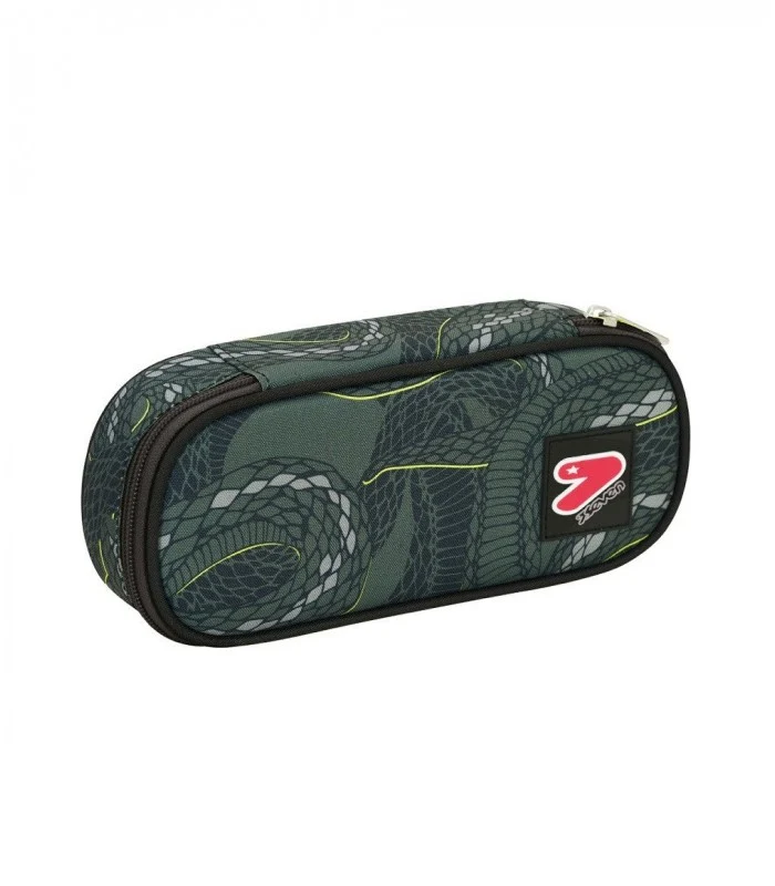 Astuccio Ovale Round Plus Python - Verde