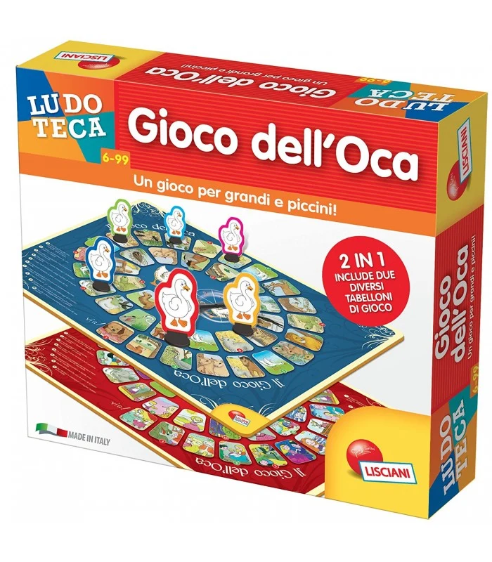 Ludoteca Il Gioco Dell'Oca 2 In 1