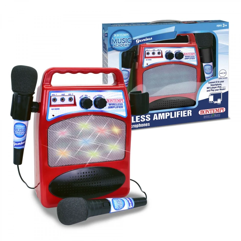 Amplificatore Wireless Bontempi Con 2 Microfoni