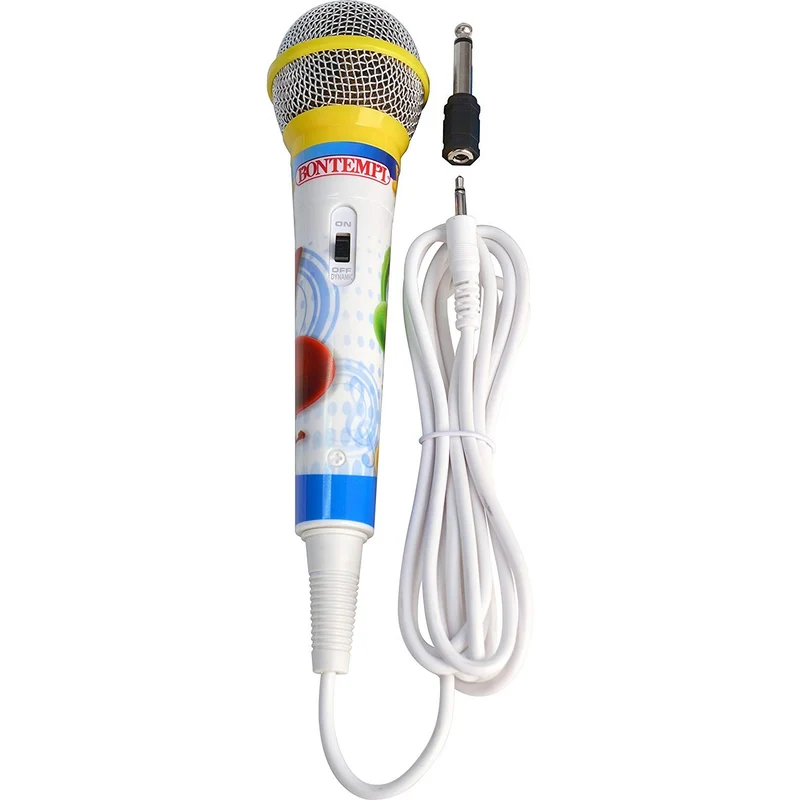 Microfono Bontempi A Condensatore Blu Giallo