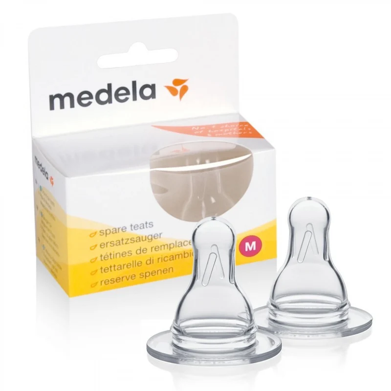 Tettarelle In Silicone Medela Flusso Medio M 2pz
