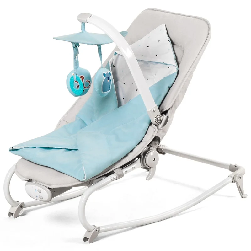 Kinderkraft Sdraietta Culla Con Dondolo Felio Azzurra