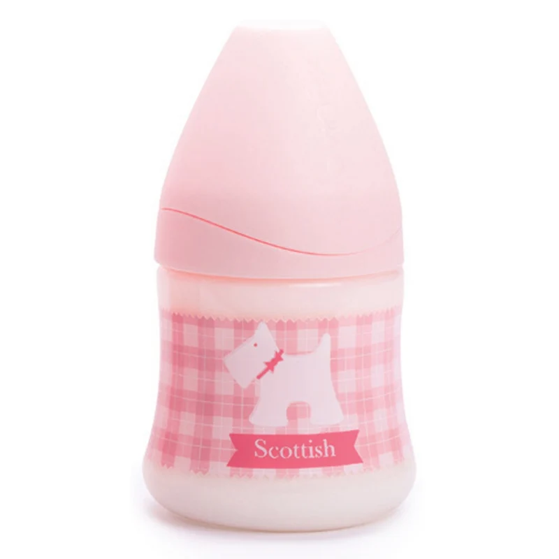 Biberon Suavinex 150ml Silicone Flusso Variabile +0m Scottish Rosa
