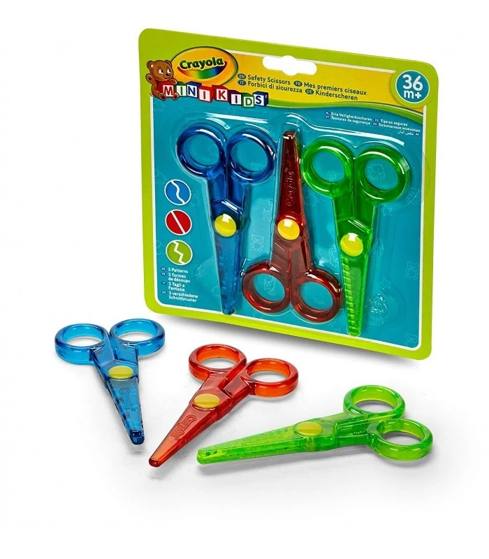 Confezione 3 Forbici Di Sicurezza Mini Kids