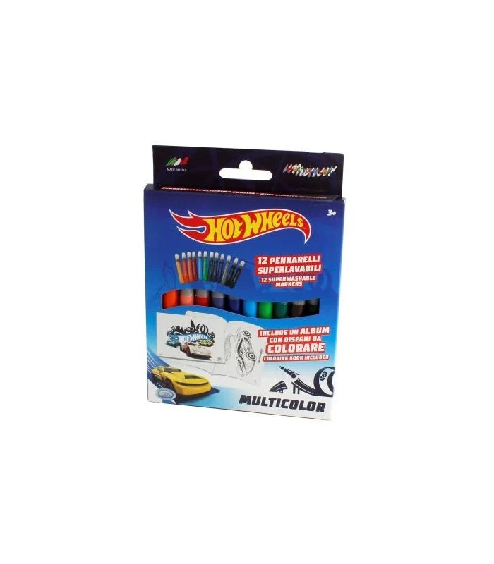 Hot Wheels - 12 Pennarelli