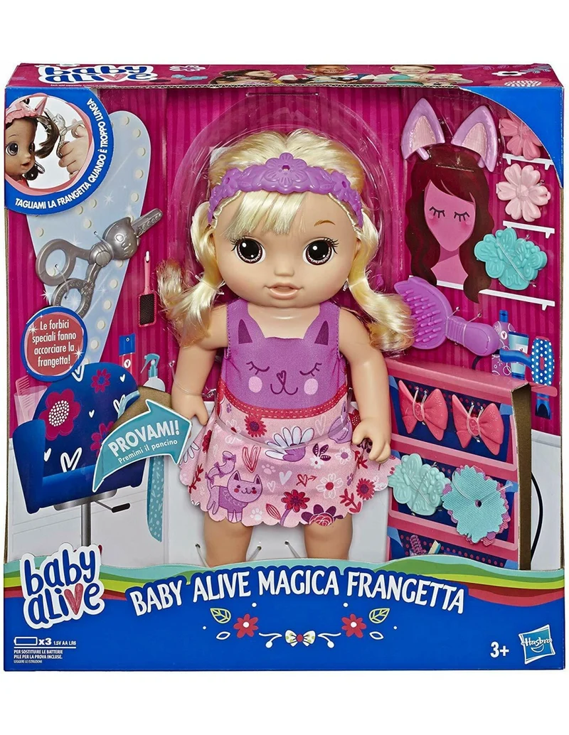 Baby Alive Bambola Magica Frangetta