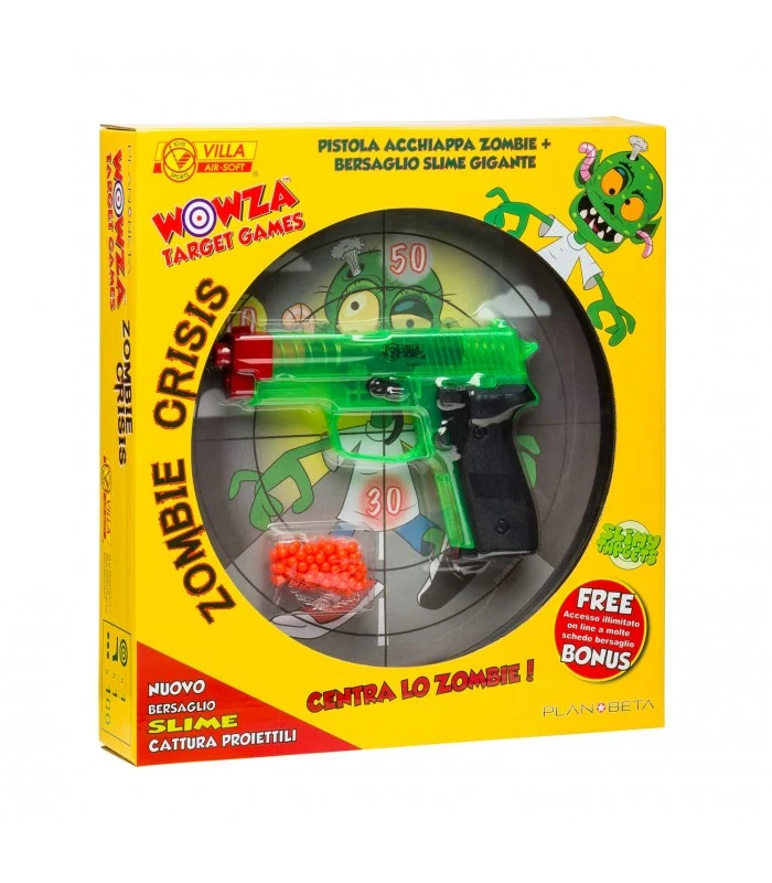 Set Pistola Con Target Slime Zombie Crisis Big