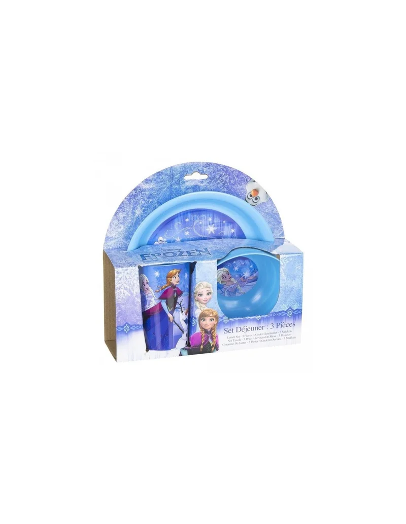 Frozen - Set Pappa 3 Pezzi Azzurro