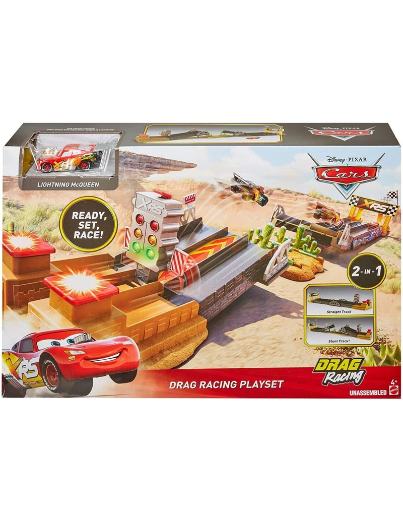 Cars Xrs - Pista Playset Drag Racing
