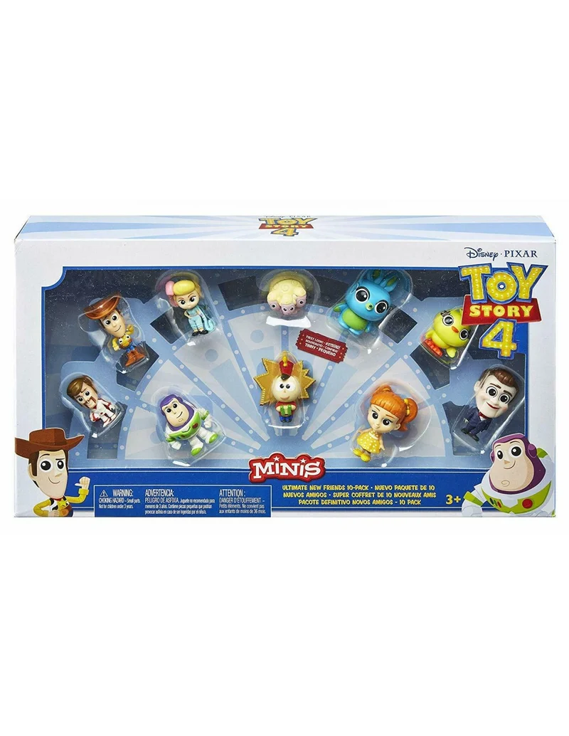 Toy Story 4 Confezione Con 10 Mini Personaggi