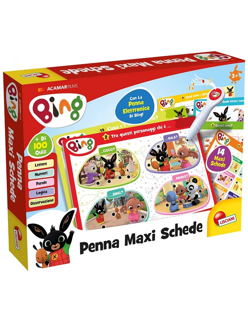Bing - Set Penna Maxi Schede