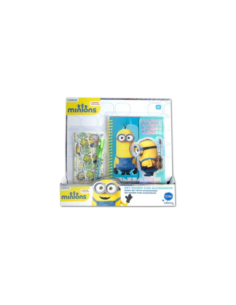 Minions Set Diario Con Accessori
