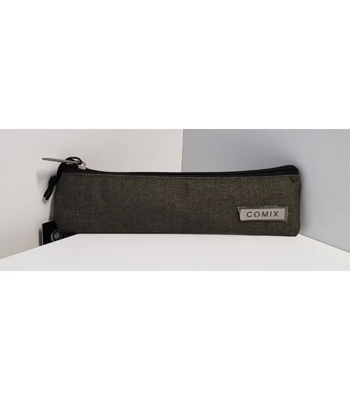 Astuccio 2 Penne Monocromo Comix Verde Militare