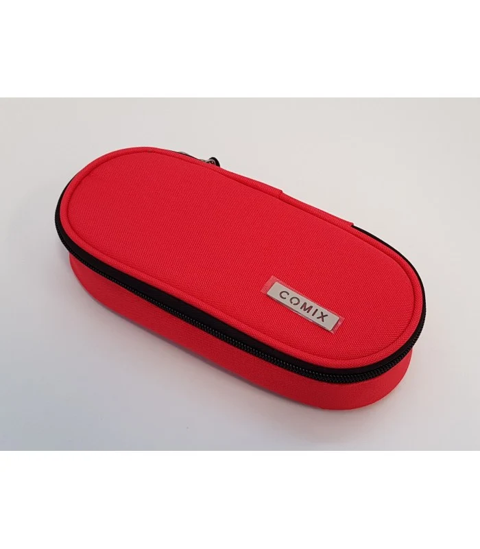 Astuccio Ovale Organizzato Monocromo Comix Rosso
