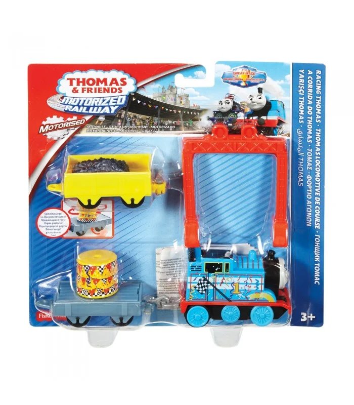Thomas E Friends Motorized Railway Personaggio Racing Thomas