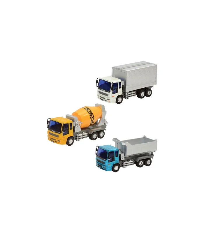 Veicolo Camion A Frizione Work Series 3 Modelli