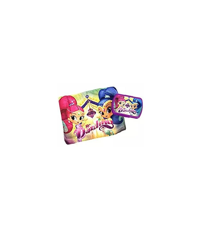 Shimmer E Shine Set Tovaglia E Porta Pranzo Pvc