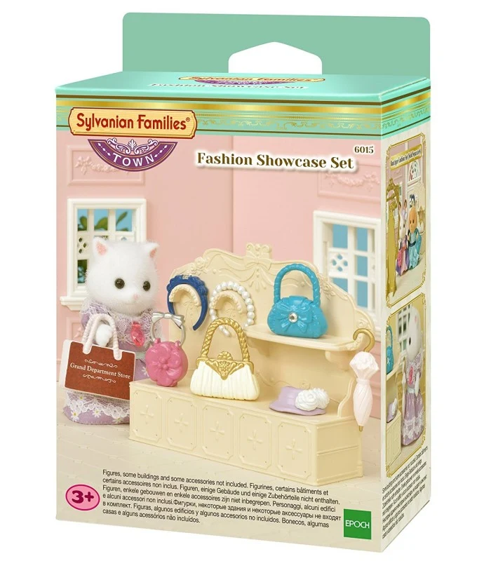 Sylvanian Families Town Espositore Da Vetrina Fashion Set