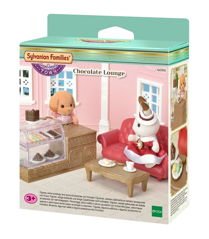 Sylvanian Families Town Salotto Cioccolateria Con Accessori