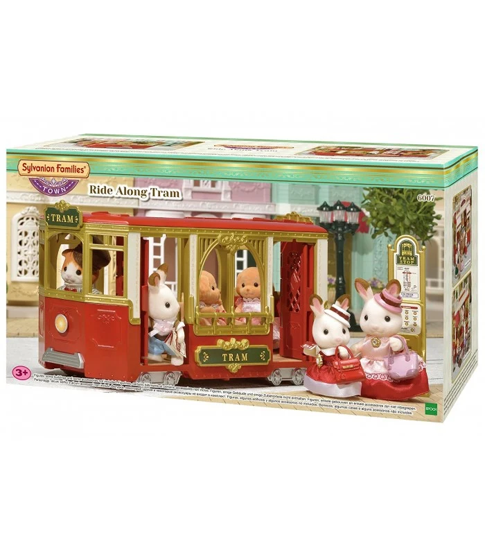 Sylvanian Families Town Tram Along