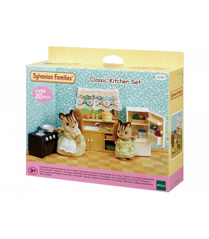 Sylvanian Families Set Cucina Classic Con 20 Pezzi