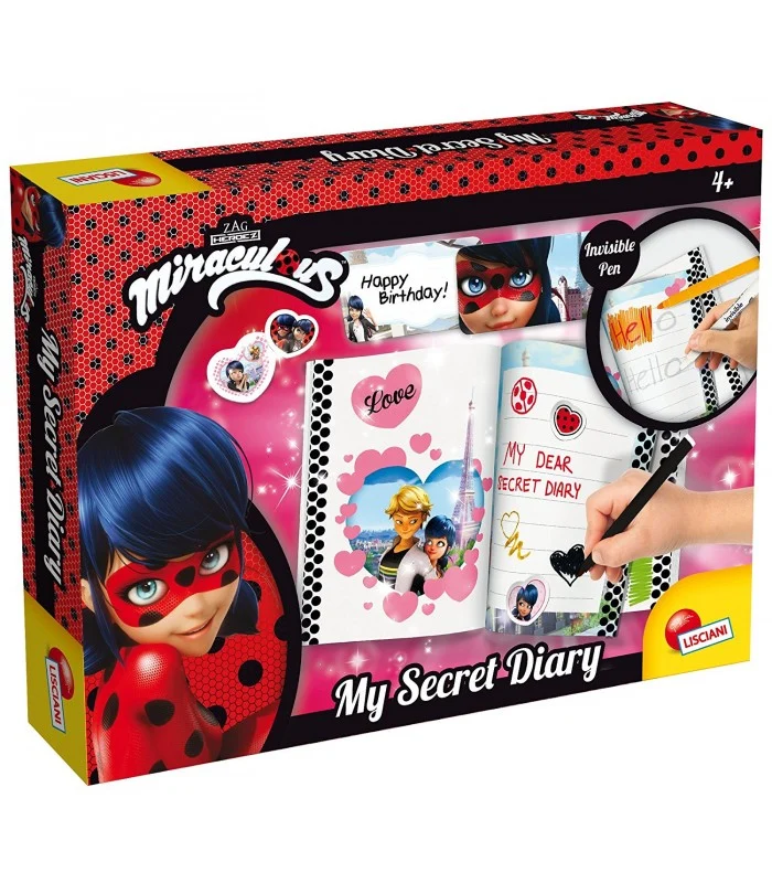 Ladybug Il Mio Diario Segreto Con Pennarelli Invisibili