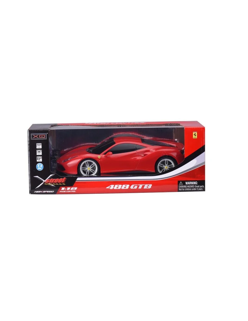 Auto Ferrari 488 Gtb Radiocomandata Scala 1:18