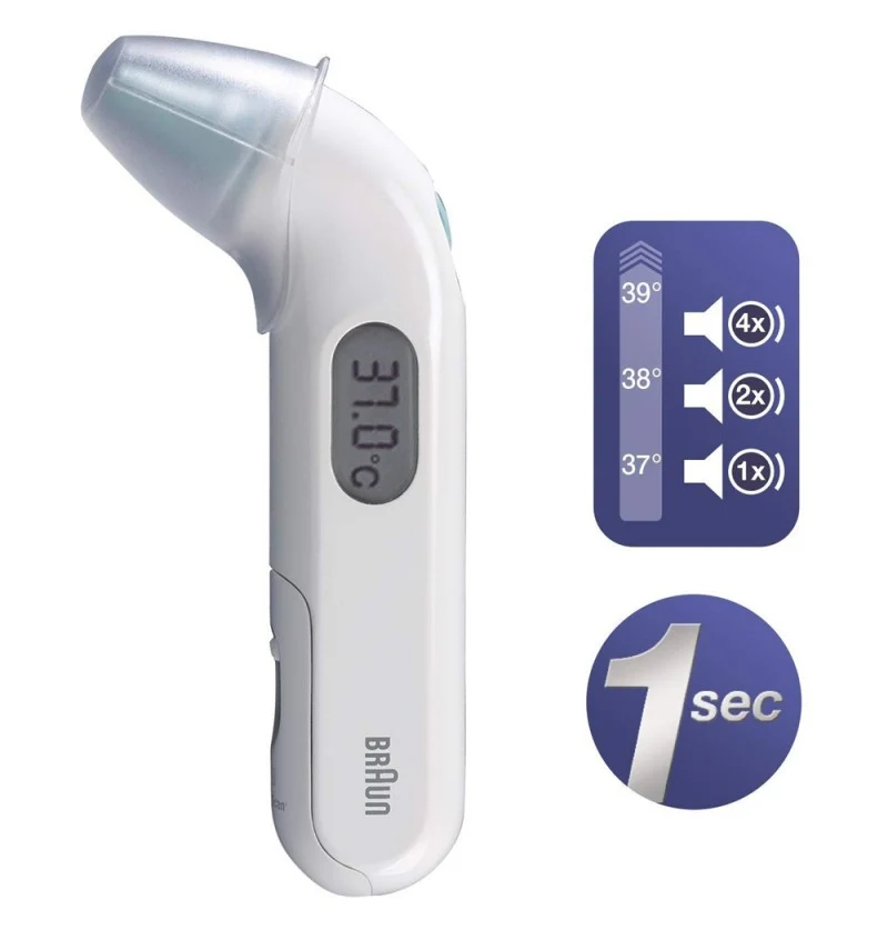 Braun Thermoscan 3 Termometro Auricolare Ad Infrarossi