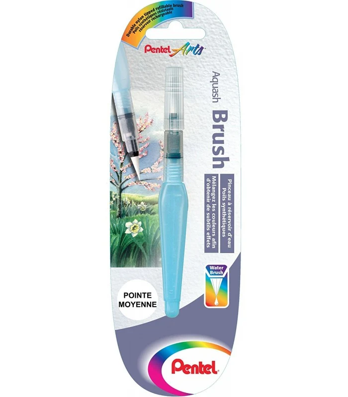 Aquash Brush Penna Con Punta Pennello Punta Media
