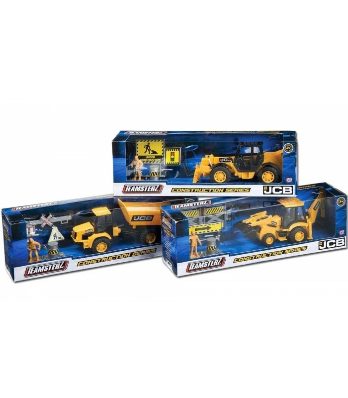 Teamsterz Jcb Veicoli Da Costruzione-3 Modelli