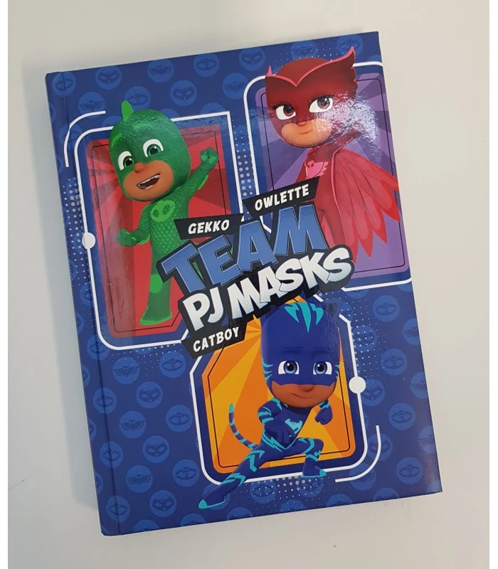 Diario Standard Pj Masks Blu Team Friends