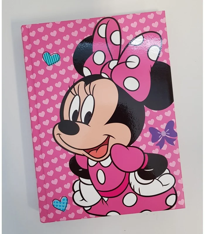 Diario Standard Minnie Deluxe Rosa E Bianco