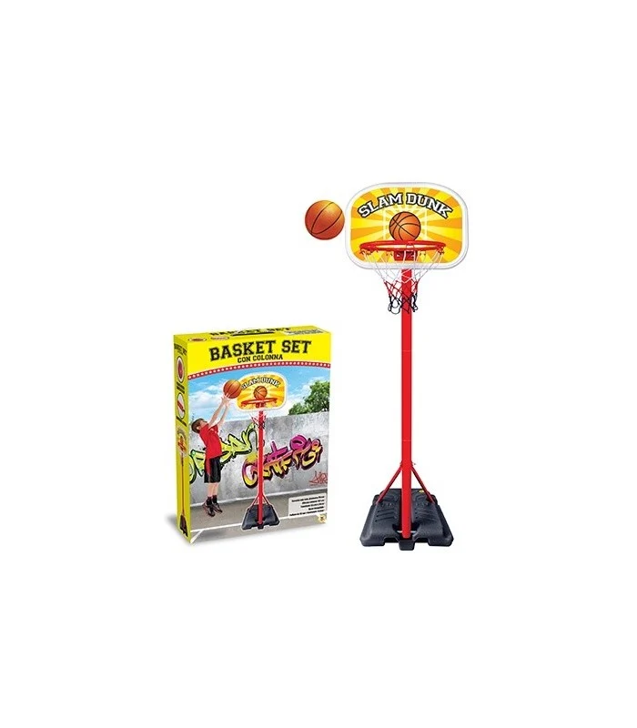 Gioco Basket Set Con Colonna 187 Centimetri