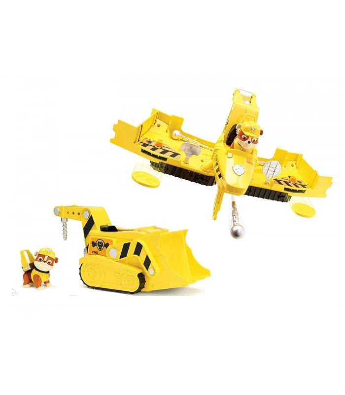 Paw Patrol- Veicolo Flip E Fly Di Rubble