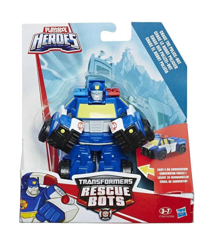 Transformers Rescue Bots Rescan Chase Robot-Poliziotto