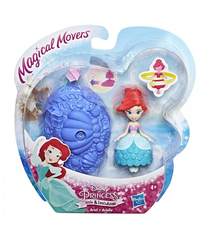Disney Princess - Bambola Small Magical Movers- Ariel