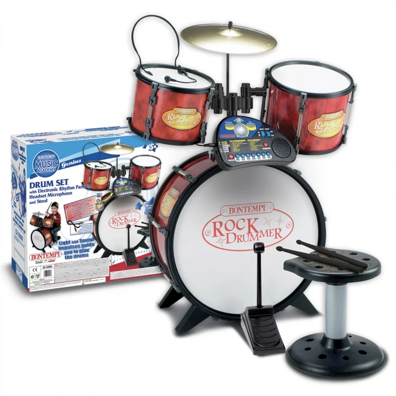 Batteria Bontempi 4 Elementi Con Tutor Elettronico