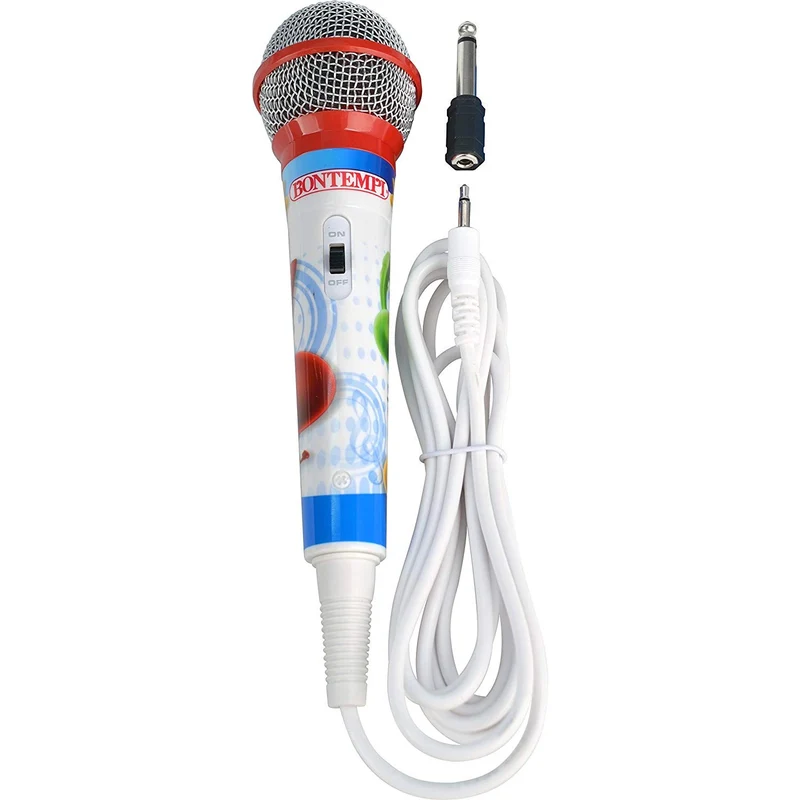 Microfono Bontempi A Condensatore Blu Rosso