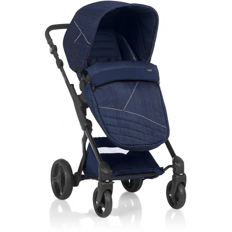 Passeggino Brevi Presto City Blue Jeans 653 + Coprigambe