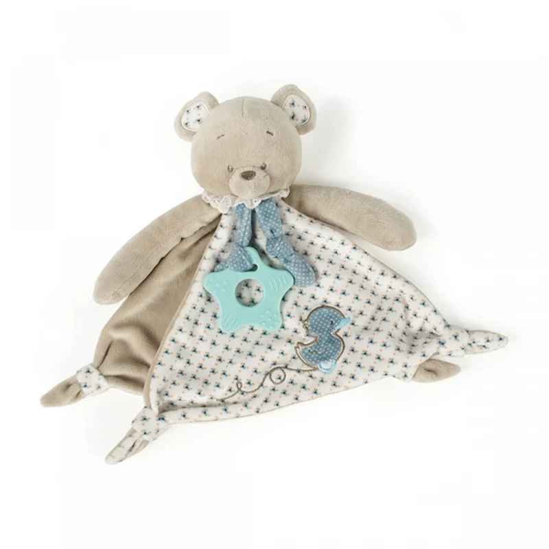 Doudou Pasito A Pasito Mousy Azzurro