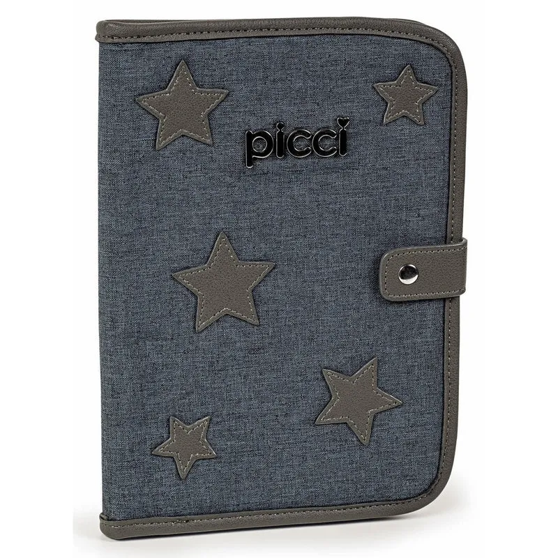 Portadocumenti Picci Star Grigio