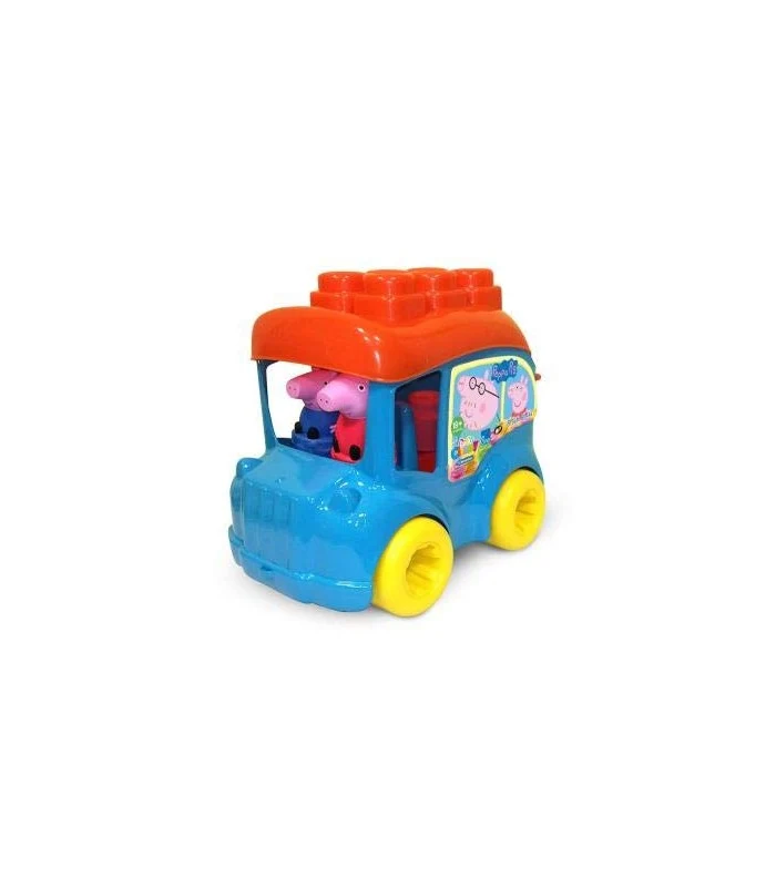 Peppa Pig - Scuolabus Secchiello Con Mattoncini