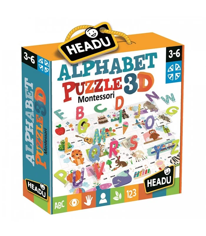 Montessori Alphabet 3d Puzzle